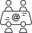 Team collaboration icon
