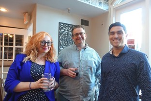 Students take a photo during a DC meetup.