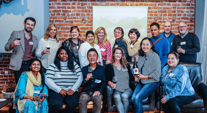 Cheers from a wine tasting in Sonoma, California!